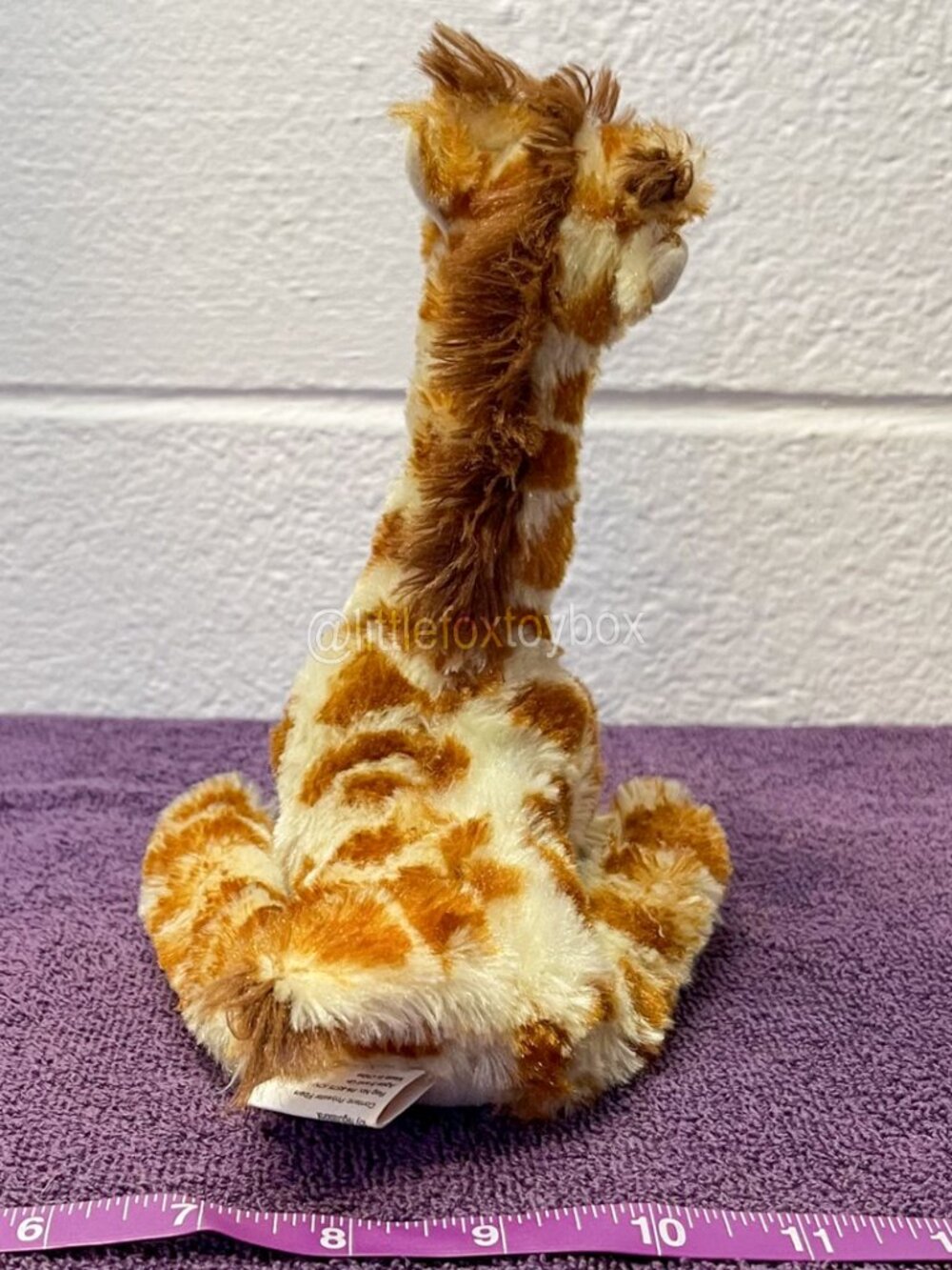 Peek-A-Boo Toys Giraffe Plush Brown Cream Wildlife Safari Stuffed Animal ESSA - Picture 5 of 10